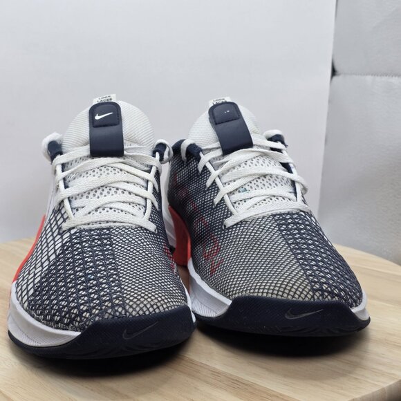 Nike Metcon 8 White Bright Crimson Men's  Gym Shoes DO9328-101. SZ 8.5 - Picture 2 of 10